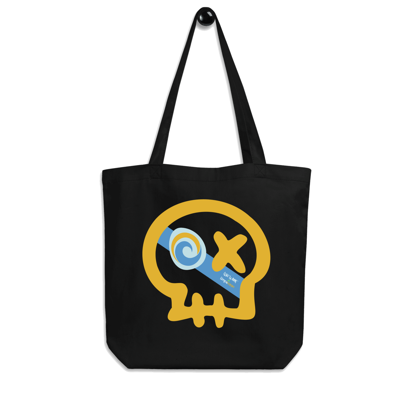 Accesorio # LIMPOCEAN x COSTA DA MORTE // OSEIRO // Bolsa ECO Algodón Orgánico - COSTA DA MORTE 💀 DEATH COAST
