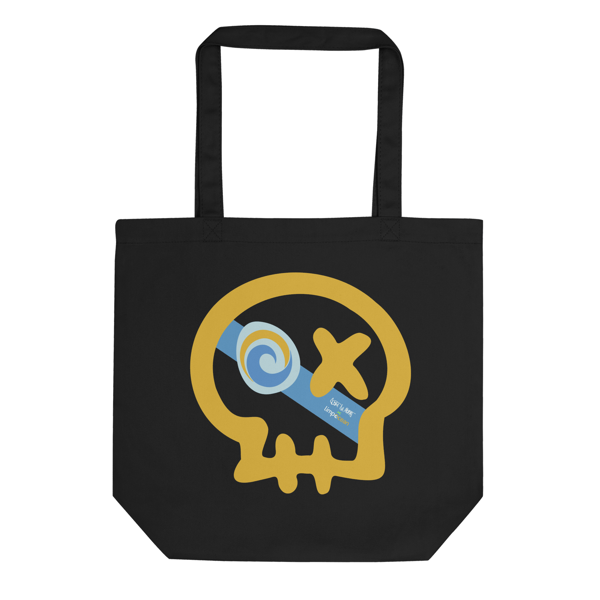 Accesorio # LIMPOCEAN x COSTA DA MORTE // OSEIRO // Bolsa ECO Algodón Orgánico - COSTA DA MORTE 💀 DEATH COAST