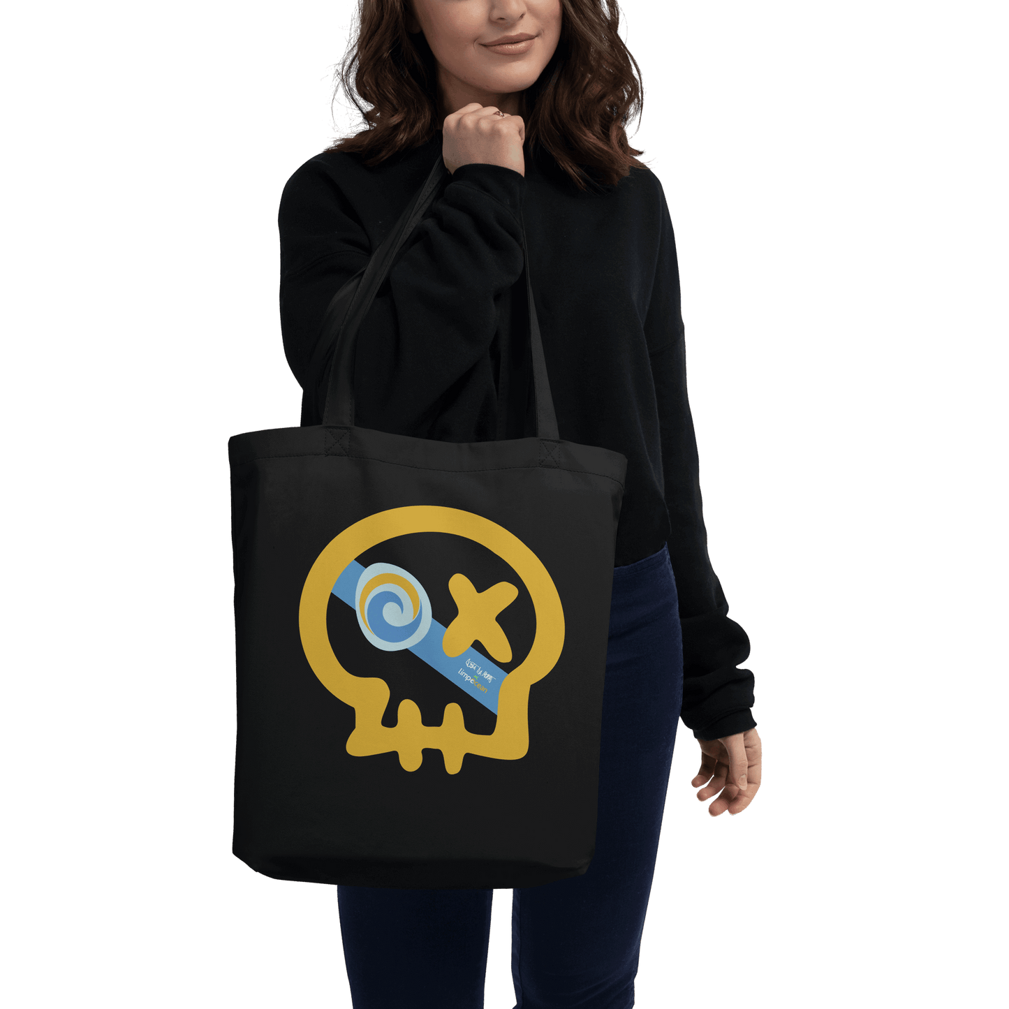 Accesorio # LIMPOCEAN x COSTA DA MORTE // OSEIRO // Bolsa ECO Algodón Orgánico - COSTA DA MORTE 💀 DEATH COAST