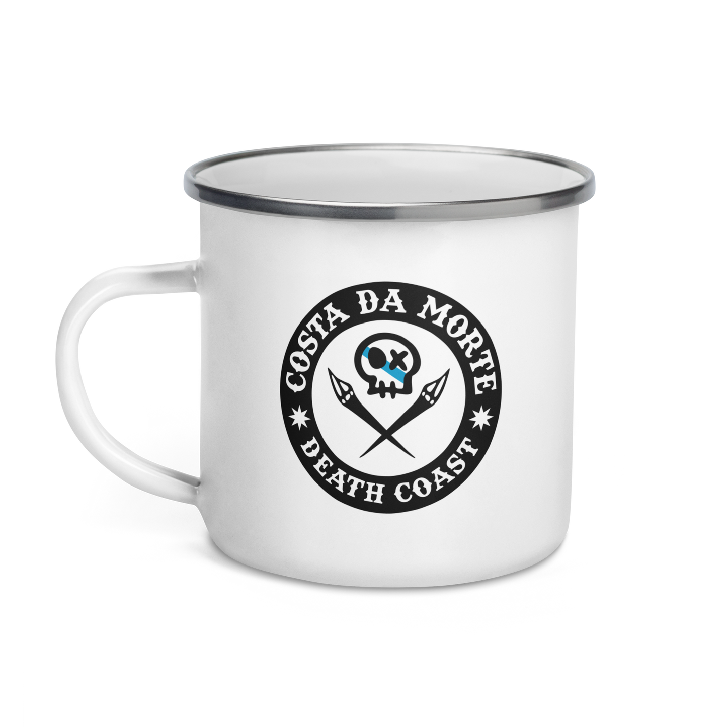 Accesorio # RONCUDO // Taza Esmaltada - COSTA DA MORTE 💀 DEATH COAST