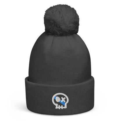 Accesorio # RENS // Gorro Invierno Pompón // Unisex // Bordado - COSTA DA MORTE 💀 DEATH COAST