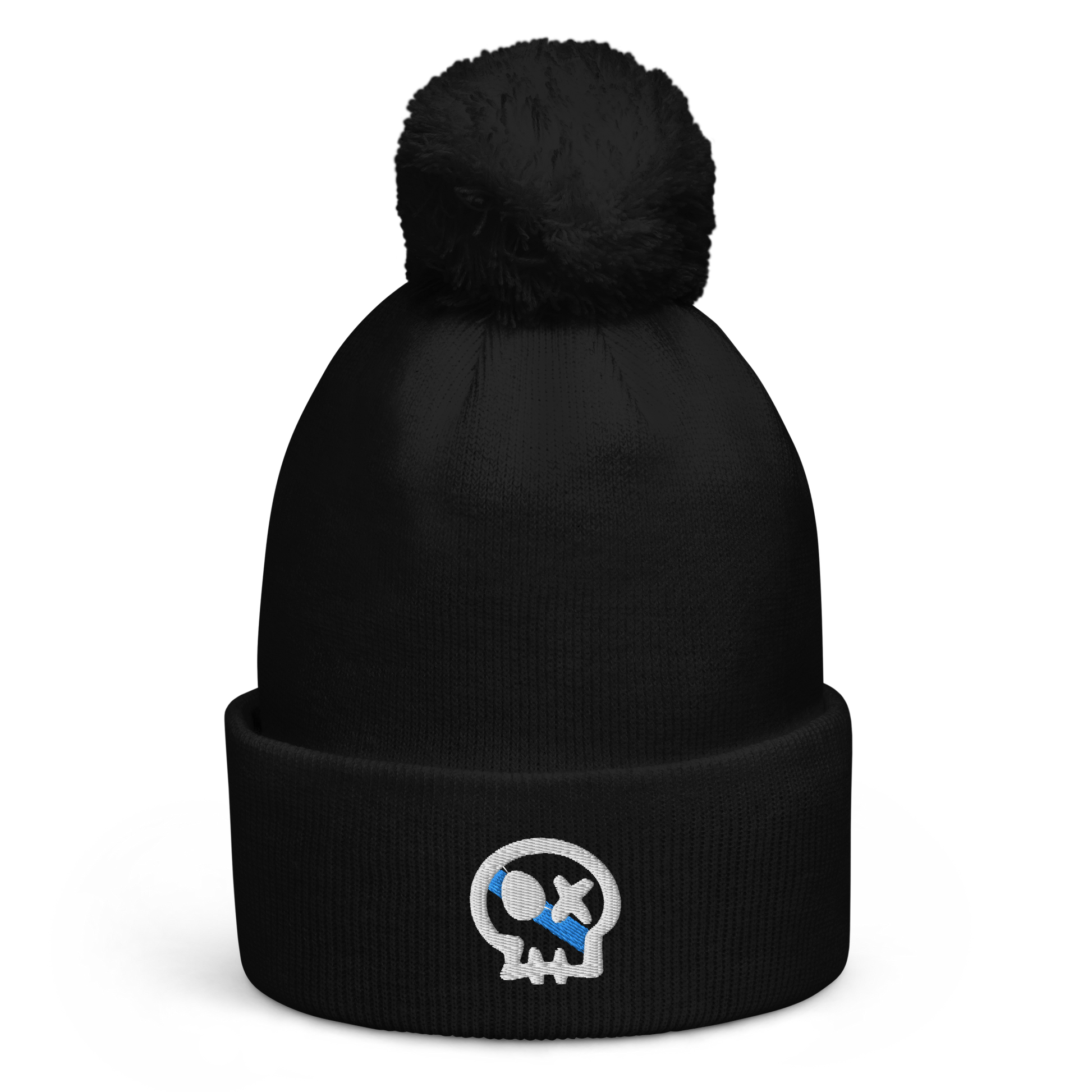 Accesorio # RENS // Gorro Invierno Pompón // Unisex // Bordado - COSTA DA MORTE 💀 DEATH COAST