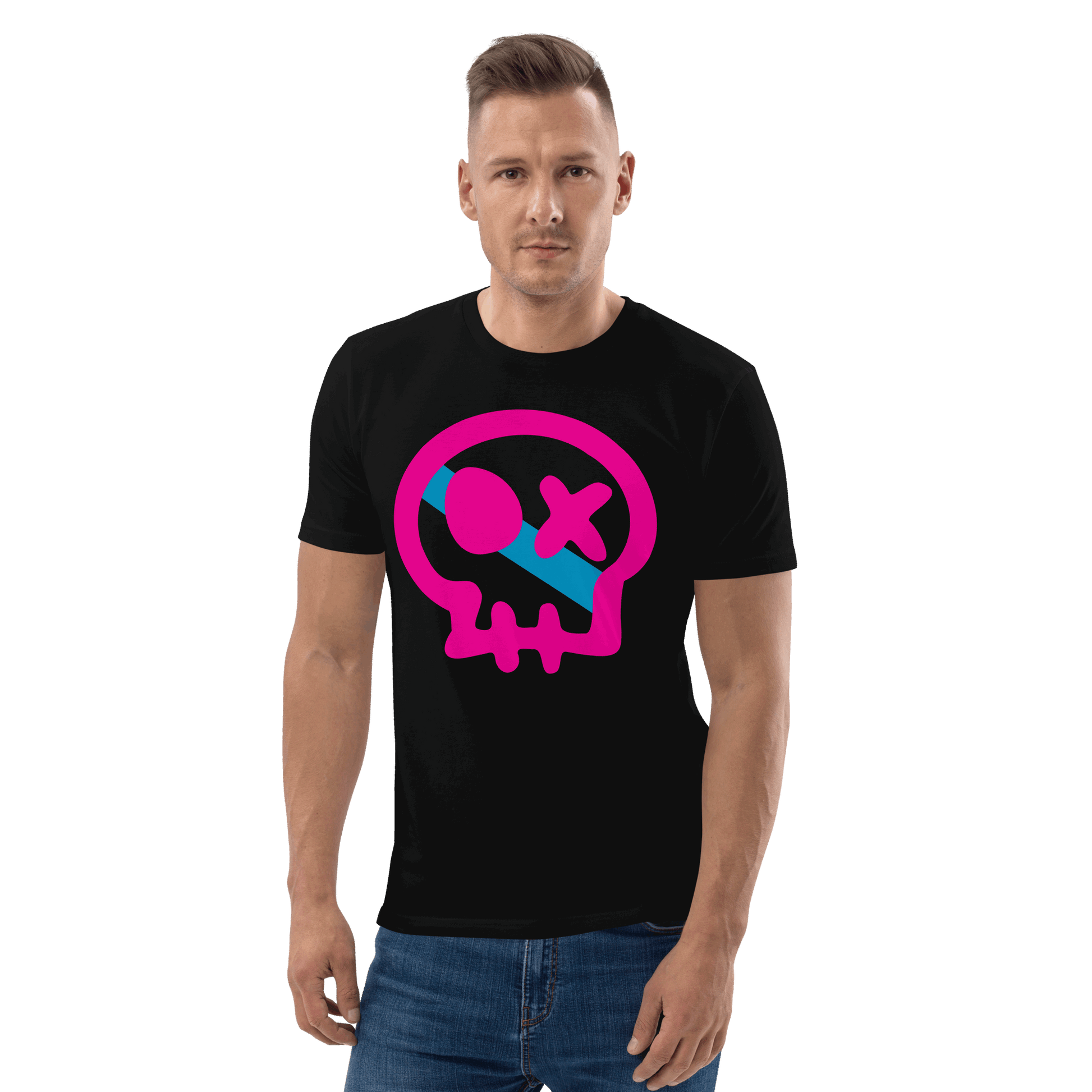 Camiseta # RENS // Rosa Fucsia // ECO Algodón Orgánico // Unisex - COSTA DA MORTE 💀 DEATH COAST