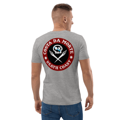 Camiseta # RONCUDO // ROJO Y NEGRO //  ECO Algodón Orgánico // Unisex - COSTA DA MORTE 💀 DEATH COAST