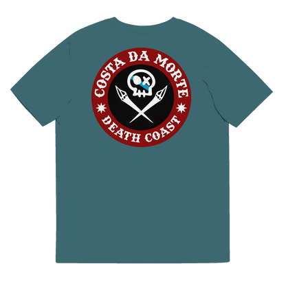 Camiseta # RONCUDO // ROJO Y NEGRO //  ECO Algodón Orgánico // Unisex - COSTA DA MORTE 💀 DEATH COAST