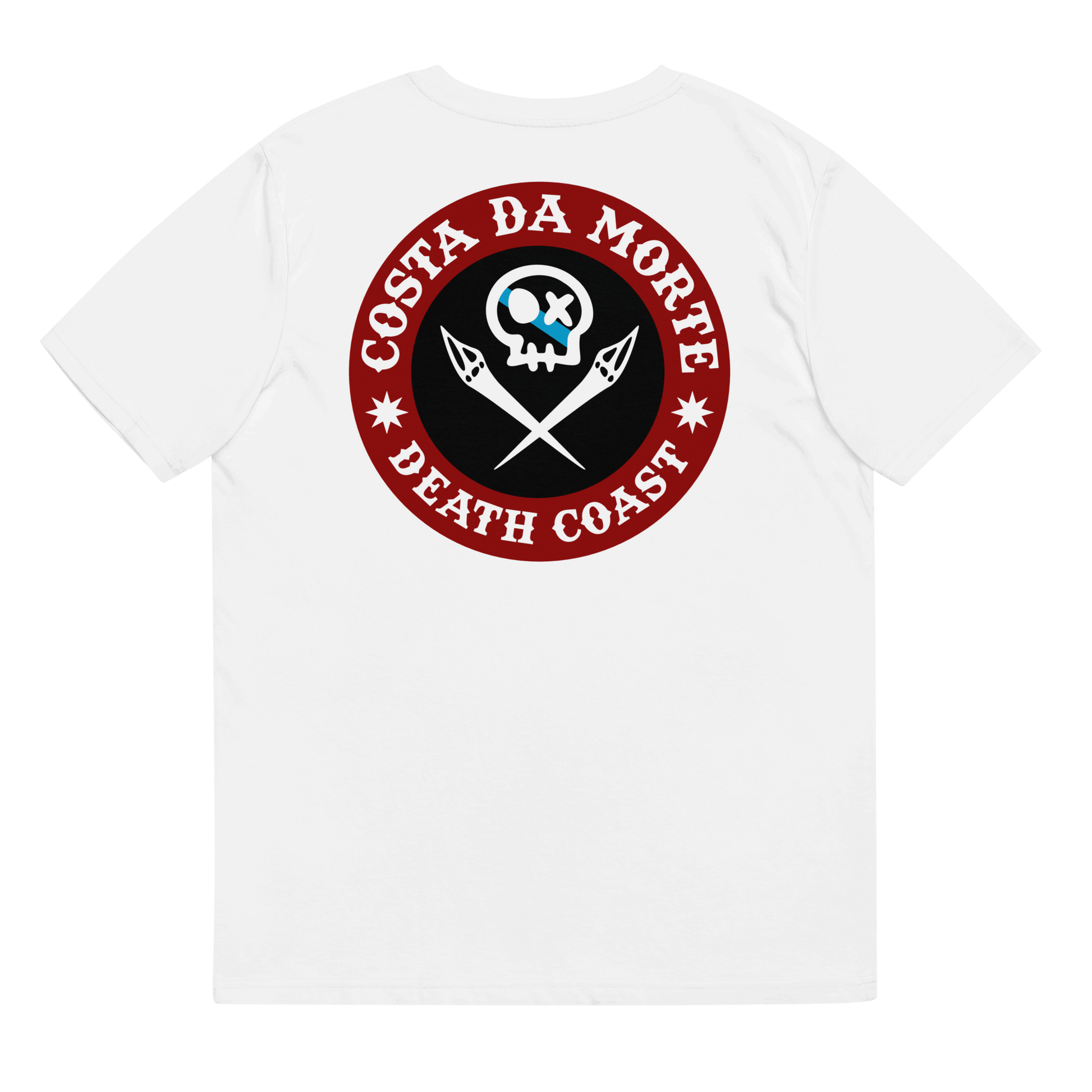 Camiseta # RONCUDO // ROJO Y NEGRO //  ECO Algodón Orgánico // Unisex - COSTA DA MORTE 💀 DEATH COAST