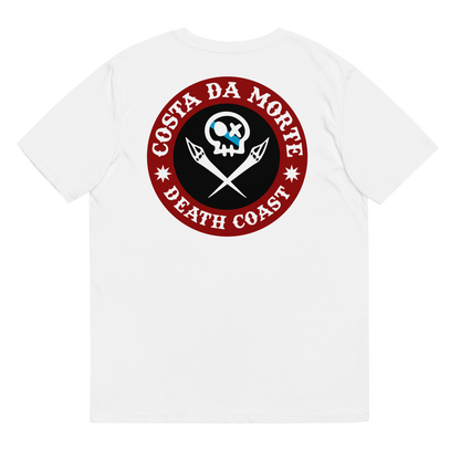 Camiseta # RONCUDO // ROJO Y NEGRO //  ECO Algodón Orgánico // Unisex - COSTA DA MORTE 💀 DEATH COAST