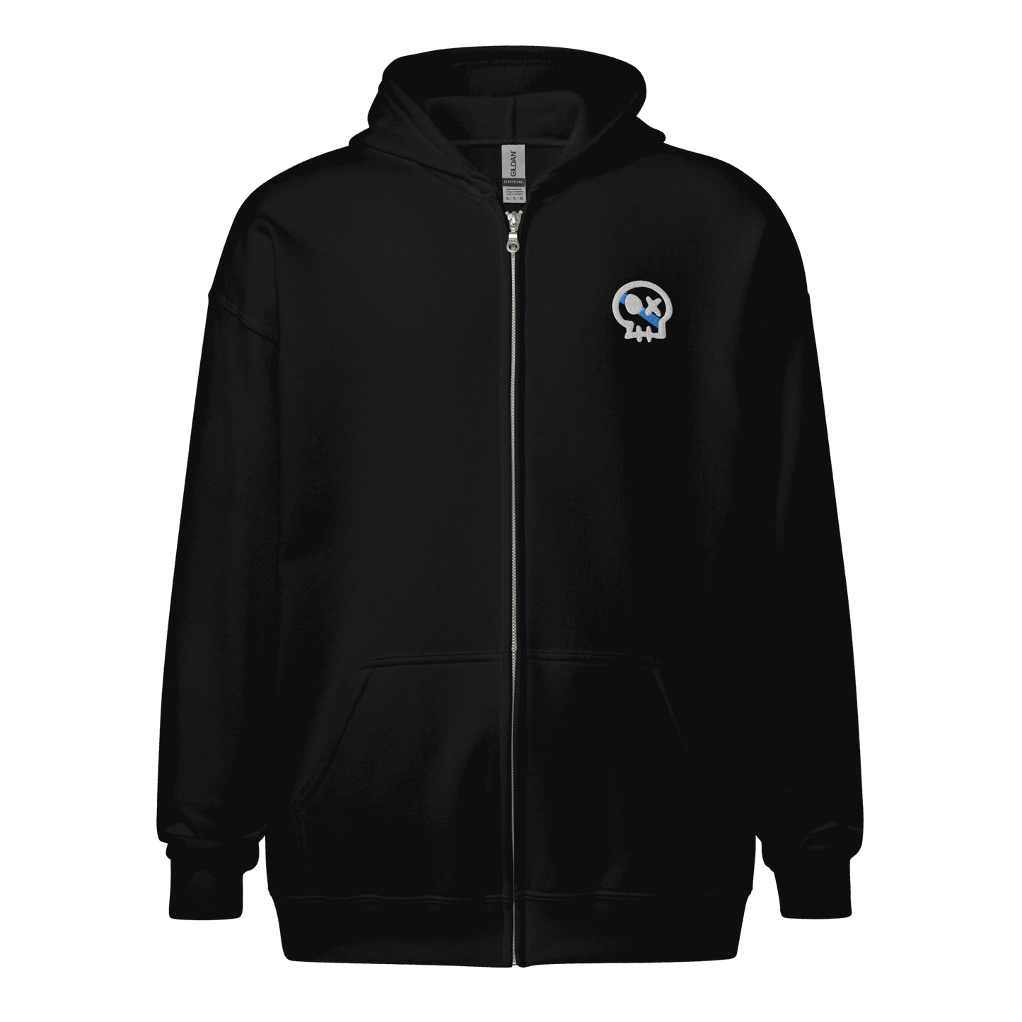 Sudadera # DUYO // Hoodie Premium con Capucha y Cremallera // Unisex // // Bordado - COSTA DA MORTE 💀 DEATH COAST