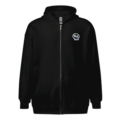 Sudadera # DUYO // Hoodie Premium con Capucha y Cremallera // Unisex // // Bordado - COSTA DA MORTE 💀 DEATH COAST