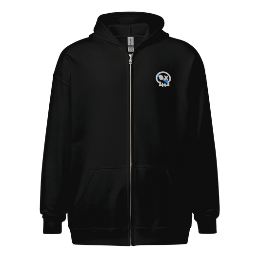 Sudadera # DUYO // Hoodie Premium con Capucha y Cremallera // Unisex // // Bordado - COSTA DA MORTE 💀 DEATH COAST