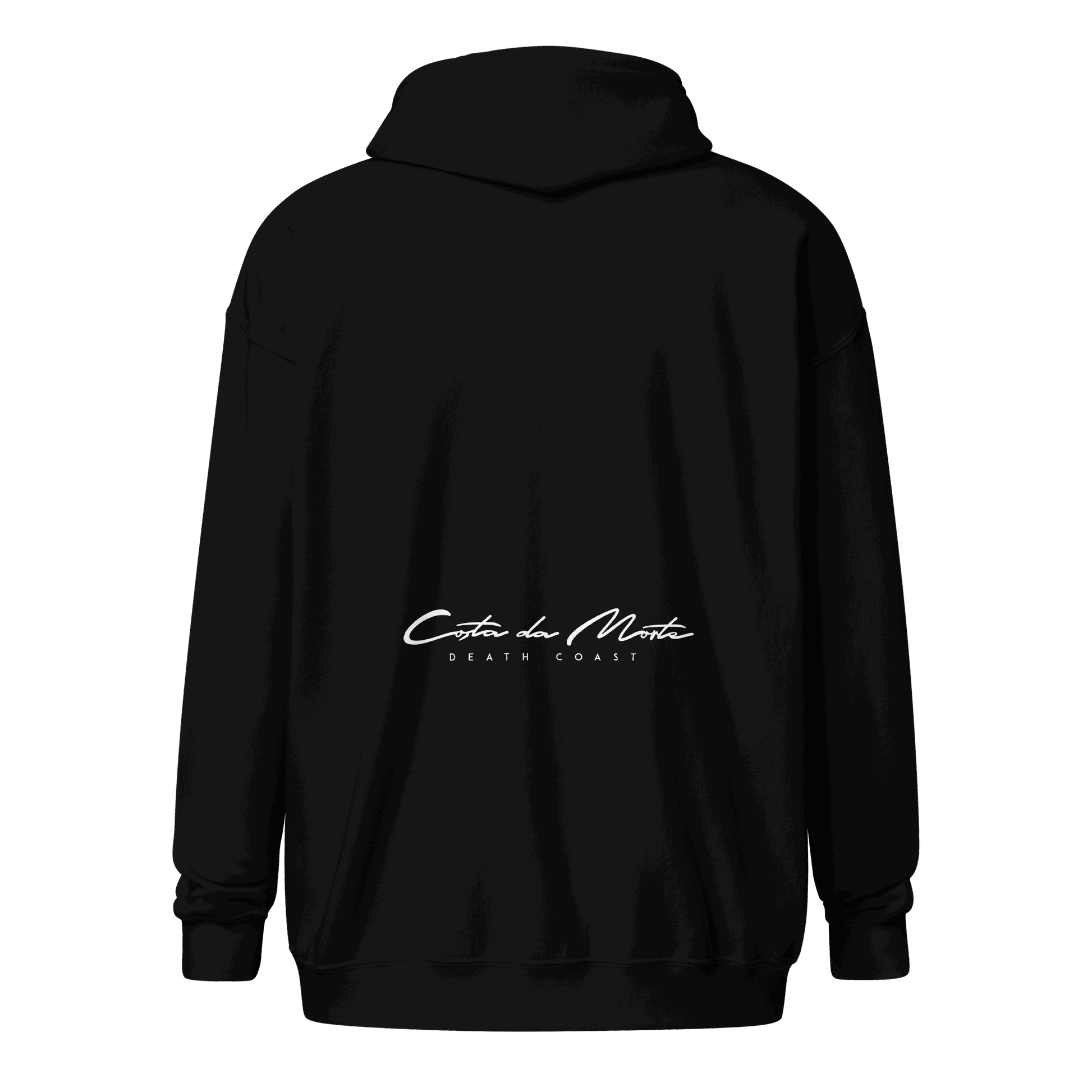 Sudadera # DUYO // Hoodie Premium con Capucha y Cremallera // Unisex // // Bordado - COSTA DA MORTE 💀 DEATH COAST
