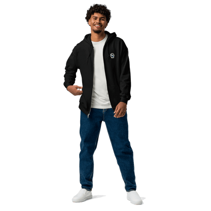 Sudadera # DUYO // Hoodie Premium con Capucha y Cremallera // Unisex // // Bordado - COSTA DA MORTE 💀 DEATH COAST