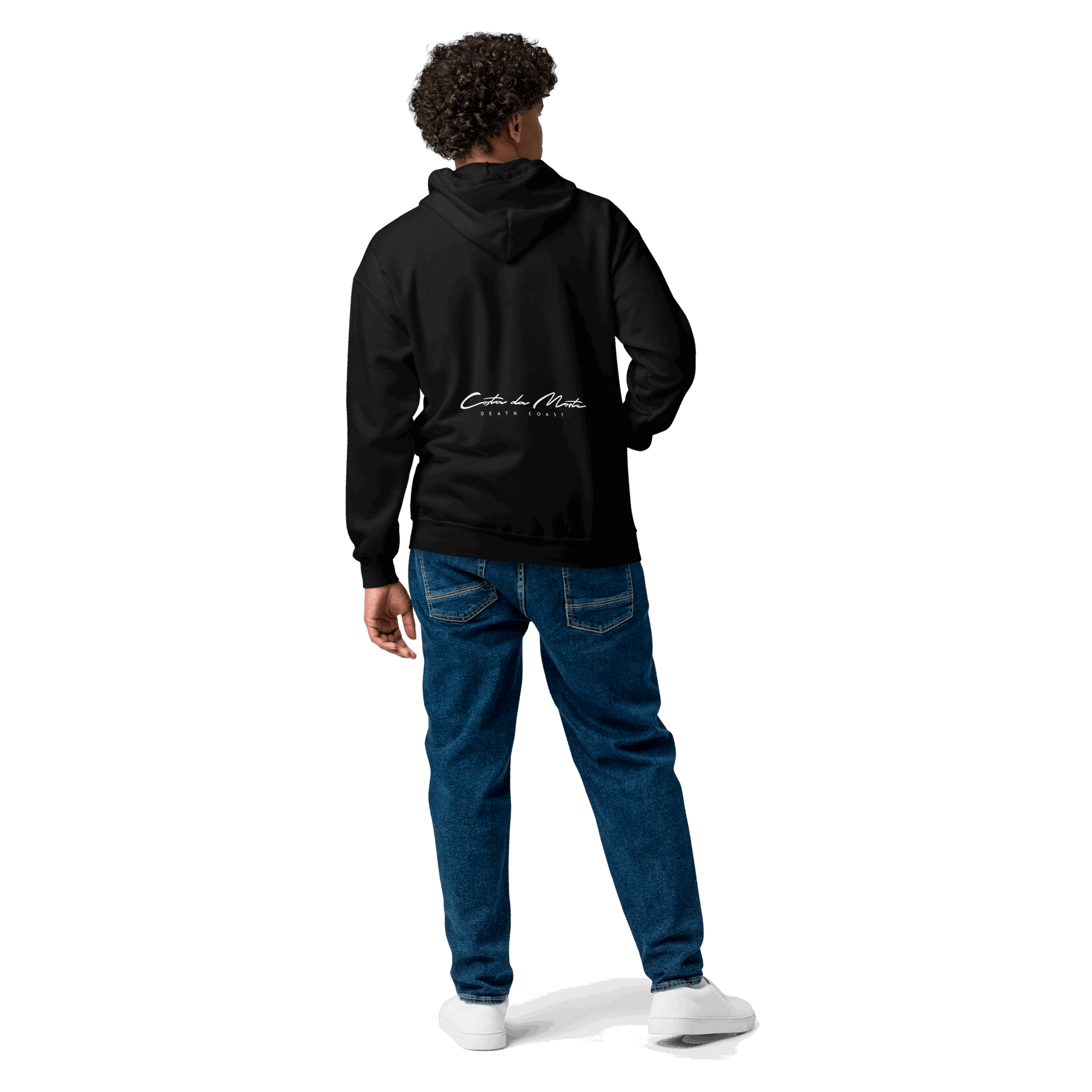 Sudadera # DUYO // Hoodie Premium con Capucha y Cremallera // Unisex // // Bordado - COSTA DA MORTE 💀 DEATH COAST