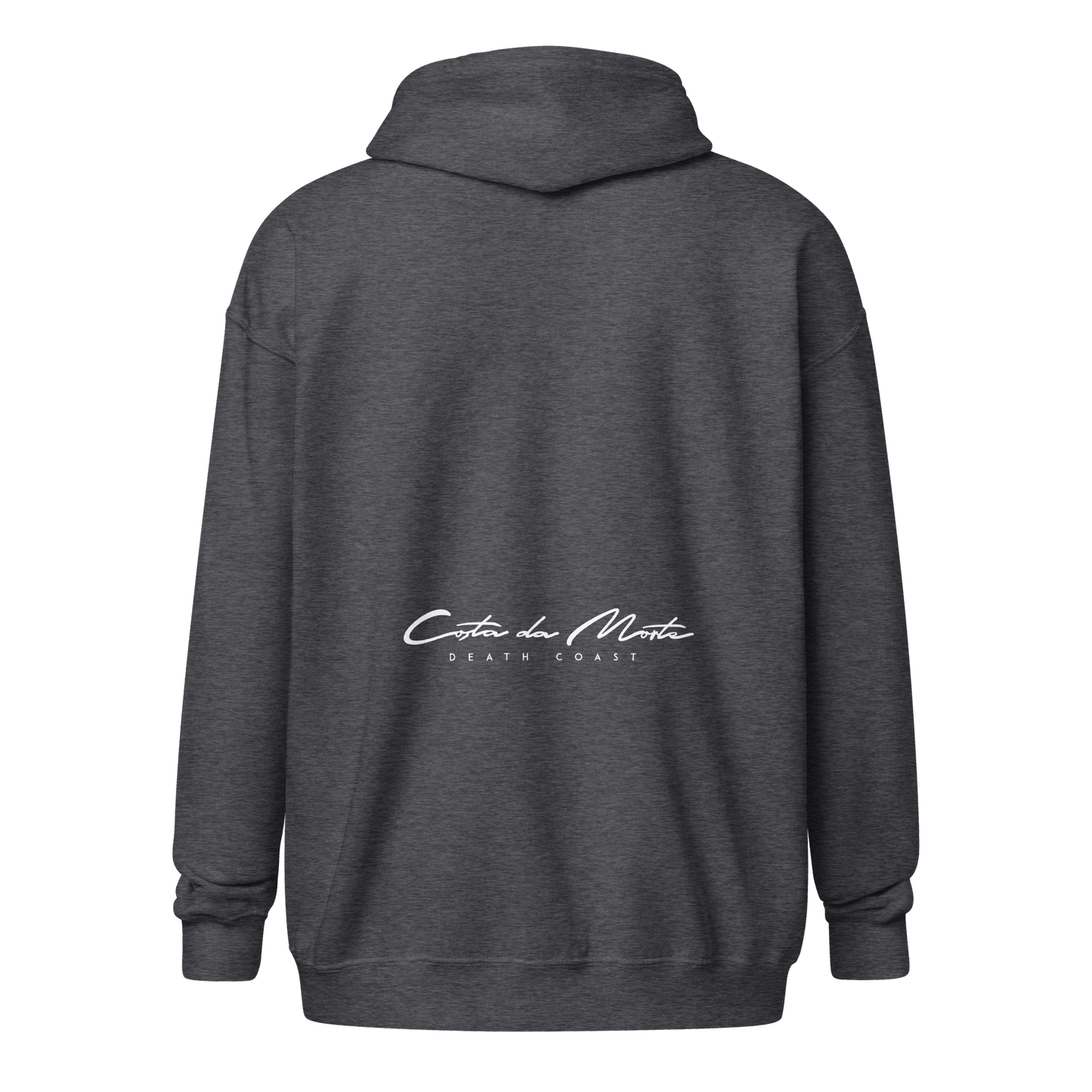 Sudadera # DUYO // Hoodie Premium con Capucha y Cremallera // Unisex // // Bordado - COSTA DA MORTE 💀 DEATH COAST