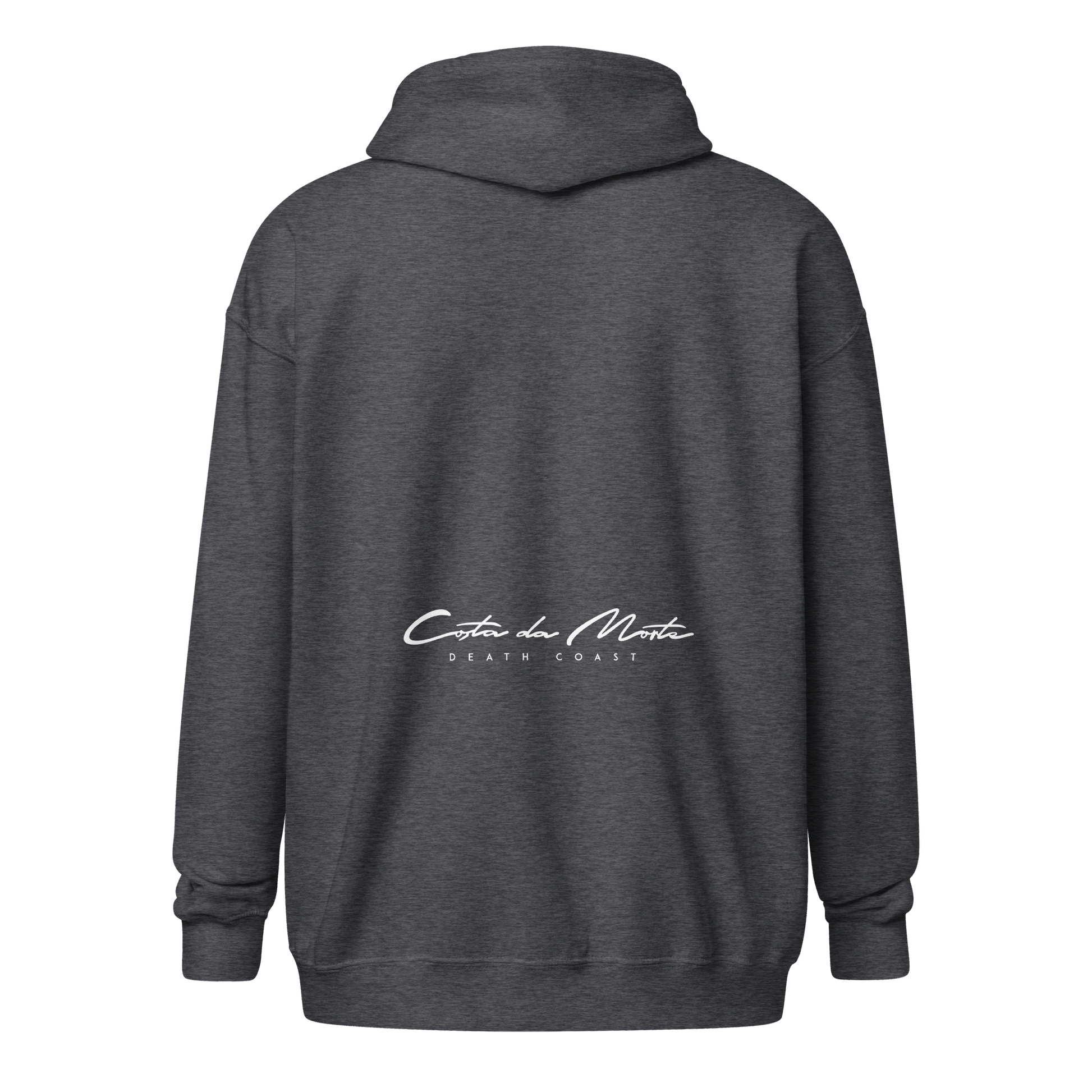 Sudadera # DUYO // Hoodie Premium con Capucha y Cremallera // Unisex // // Bordado - COSTA DA MORTE 💀 DEATH COAST