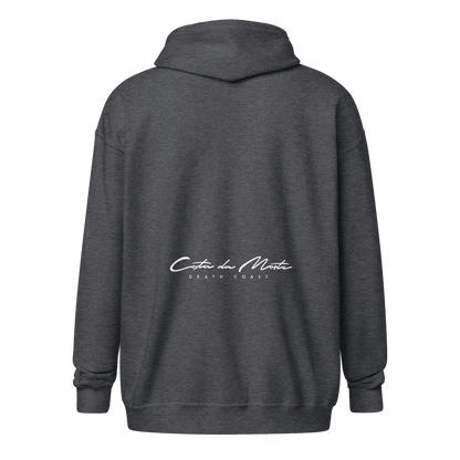 Sudadera # DUYO // Hoodie Premium con Capucha y Cremallera // Unisex // // Bordado - COSTA DA MORTE 💀 DEATH COAST