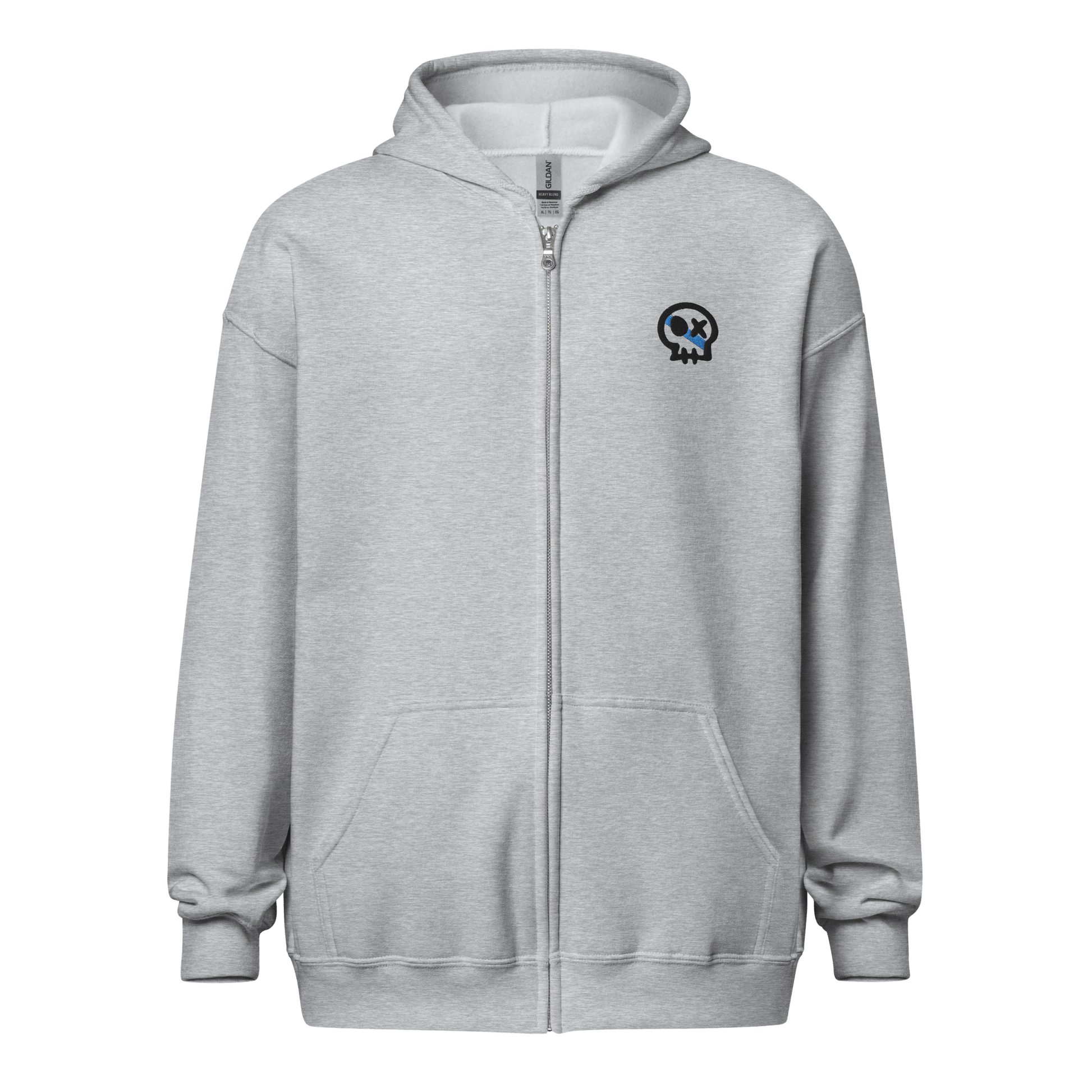 Sudadera # DUYO // Hoodie Premium con Capucha y Cremallera // Unisex // // Bordado - COSTA DA MORTE 💀 DEATH COAST