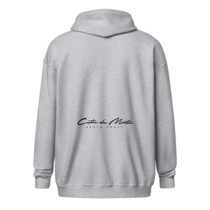 Sudadera # DUYO // Hoodie Premium con Capucha y Cremallera // Unisex // // Bordado - COSTA DA MORTE 💀 DEATH COAST