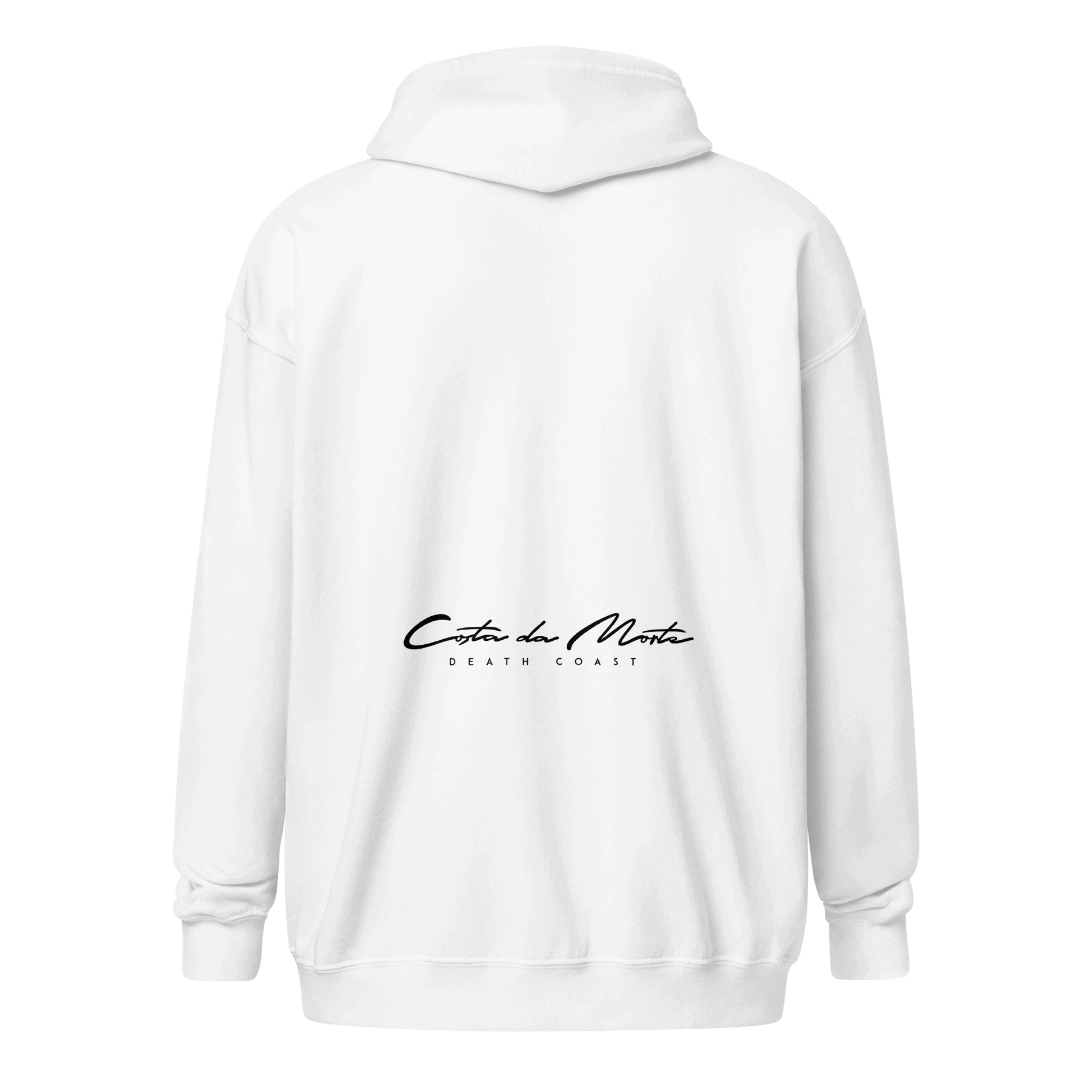 Sudadera # DUYO // Hoodie Premium con Capucha y Cremallera // Unisex // // Bordado - COSTA DA MORTE 💀 DEATH COAST