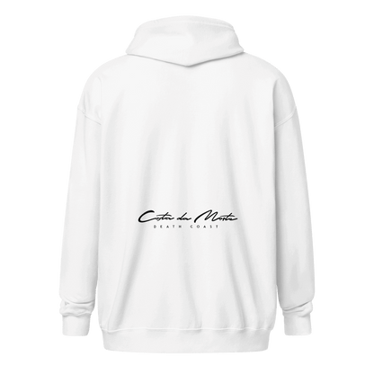 Sudadera # DUYO // Hoodie Premium con Capucha y Cremallera // Unisex // // Bordado - COSTA DA MORTE 💀 DEATH COAST